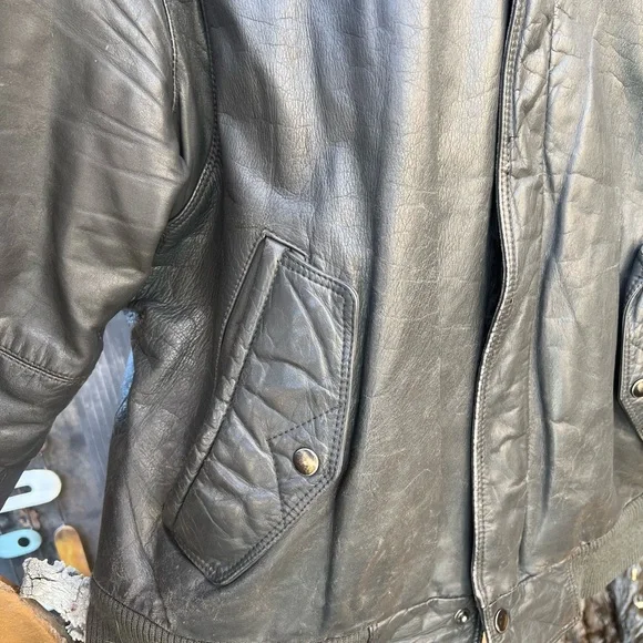 Vintage Members Only leather Jacket